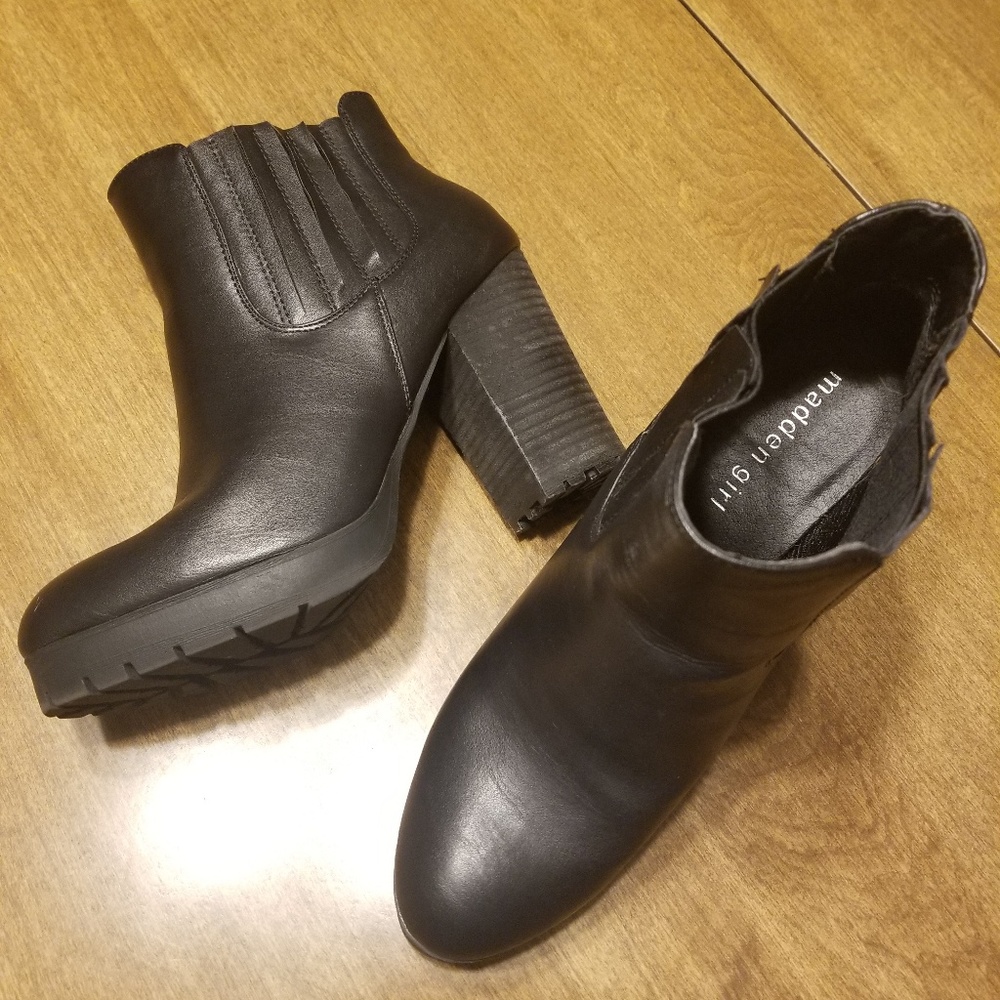 Black ankle boots